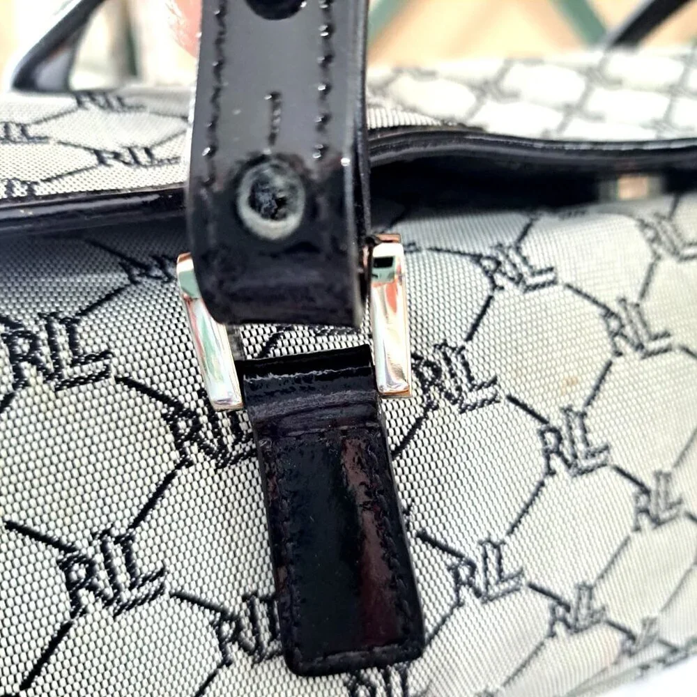 Lauren Ralph Lauren Barrel Roll Handbag Shoulder Straps